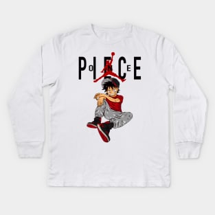 Jordan one piece Kids Long Sleeve T-Shirt